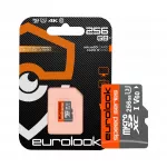 microSD atminties kortelė 256 GB EUROLOOK Class 10 ESD-256