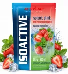 Izotoninis gėrimas ACTIVLAB ISOACTIVE bra&scaron;kių-mėtų, 31,5 g, su kolagenu