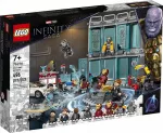 Konstruktorius LEGO Marvel Super Heroes 76216 Geležinio žmogaus &scaron;arvų sandėlis