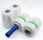 Rankinis tamprus plėvelės rinkinys 20 &micro;m, 127 mm x 300 m, 4 ritinėliai su rankena