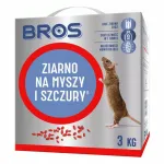 Graužikų nuodai BROS, pelėms ir žiurkėms, 3 kg