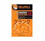 Kabliukai su užkarpa Guru Kuranku Barbed 16, skirti dugninei ir plūdinei žvejybai