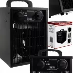 Elektrinis &scaron;ildytuvas su ventiliatoriumi FARELKA, 3 kW, termostatas