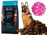 Sausas &scaron;unų pa&scaron;aras FITMIN FOR LIFE ADULT LARGE, 12 kg + žaislas &scaron;uniui