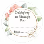 Lipdukai mokytojui &bdquo;Ačiū už mokymą&ldquo;, 12 vnt.