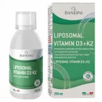 Vitaminų D3 ir K2 liposominis papildas Bandini, 250 ml