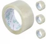 Pakavimo juosta 45 mm x 130 m, permatoma, 4 vnt.