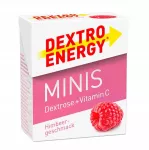 Energiniai mini kubeliai DEXTRO Energy MINIS aviečių skonio