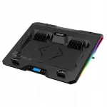 Ne&scaron;iojamojo kompiuterio au&scaron;inimo stovas EVOLVEO Ania 10 RGB, 15,6&ndash;17", reguliuojamas