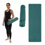Jogos kilimėlis XTREXO EcoGrip 6 mm, žalias, neslystantis, lengvas