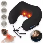Elektrinis &scaron;ildomas SHIATSU kaklo masažuoklis pagalvė