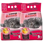Kačių kraikas Super Benek Standard Citrus, 2 x 5 l