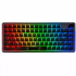 Belaidė mechaninė klaviatūra Attack Shark K75 RGB, 2.4G, Bluetooth, keičiami jungikliai