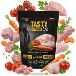 &Scaron;lapias &scaron;unų ėdalas Tasty Dogs Life, kalakutiena 90 %, drebučiuose, 150 g