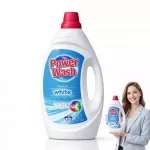 Skalbimo gelis baltai skalbiniams Power Wash, 4 l, 100 skalbimų