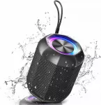 Ne&scaron;iojama Bluetooth kolonėlė Vosfeel J8, 15W, atspari vandeniui, IPX6, su mikrofonu, TF, AUX, RGB ap&scaron;vietimas