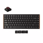 Mechaninė klaviatūra Keychron K3 Ultra 8K, belaidė, žemi mygtukai, ruda