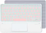 Bluetooth klaviatūra su jutikliniu kilimėliu, prancūzi&scaron;ka AZERTY i&scaron;dėstymas, CACOE