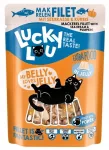 &Scaron;lapias kačių maistas Lucky Lou Extrafood su skumbre ir vi&scaron;tiena drebučiuose, 70 g