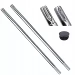 Antenos stiebas 3m, sulankstomas, 2 x 1,5m, cinkuotas plienas, su dangteliu, Luxon