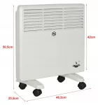 Elektrinis &scaron;ildytuvas EL FUEGO konvektorius 1000W