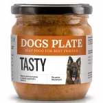 &Scaron;unų ėdalas Dogs Plate, su kiauliena, 360 g