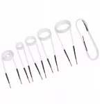 Indukcinių kaitinimo ritų rinkinys, 6 vnt., 2,5 mm, žalvario &scaron;erdis, 20 U8