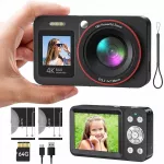 Skaitmeninė HD kamera 18x 4K 6400MP 1200mAh portatyvi