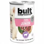 &Scaron;unų konservai BULT Junior su jautiena ir ėriena, 400 g