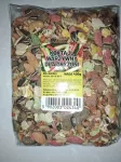Vaisių ir daržovių užkandis graužikams, triu&scaron;iams, jūrų kiaulytėms, žiurkėnams, 400 g