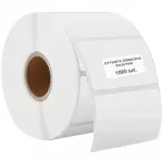 Terminės etiketės PREMIUM, baltos, 50x30 mm, 1000 vnt.