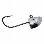 Tri&scaron;akiai džigų galvakabliai Okoniowy.pl su MUSTAD 32891 kabliukais, #1/0, 3 g, 5 vnt.