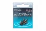 Žvejybiniai svareliai Drennan Polemaster Olivettes In-Line 0,6 g