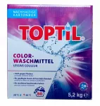 Skalbimo milteliai TOPTIL Color, 5,2 kg, 80 skalbimų, voki&scaron;ka kokybė