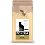 Kačių ėdalas kačiukams BONEGA vi&scaron;tiena, žuvis ir ryžiai, 2 kg