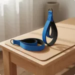 Pilates rie&scaron;o dirželiai, mėlyni, tvirti, skirti reformeriui