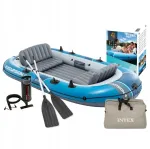 Pripučiamas pontonas Intex Excursion 4, 4 vietų, 315 x 145 x 43 cm, 66324