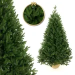 Dirbtinė eglė vazonėlyje, 160 cm, 100% PE, Alpine Spruce