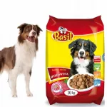 Sausas jautienos pa&scaron;aras &scaron;unims Basil, 10 kg