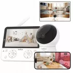 Vaiki&scaron;ka vaizdo auklė BOIFUN su WiFi kamera, 4MP, 5,5" ekranas