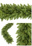 Dirbtinė kalėdinė eglės girlianda, 500 cm, &scaron;viesiai žalia, 100 % PE, kaip tikra