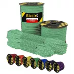 Paracord virvė 4,4 mm, atspindinti, žalia Green Snake, 15 m