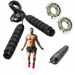 &Scaron;okdynė bokso ir crossfit treniruotėms, reguliuojama, 2,8 m, juoda, su guoliais, profesionali