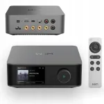 Stiprintuvas ir garso grotuvas WiiM Amp Ultra, tamsiai pilkas, WiFi, Bluetooth, HDMI ARC