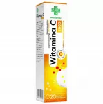 Vitamino C 1000 oranžinio skonio tabletės, 20 vnt.