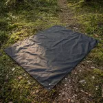 Neper&scaron;lampama stovyklavimo palapinė, 1,5x2 m kilimėlis su 4 kuoliukais