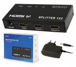 HDMI signalo skirstytuvas, 2 i&scaron;ėjimai, 4K
