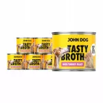 Sultinys katėms ir &scaron;unims JOHN DOG su kalakutiena, 6 x 140 g