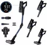 Belaidis dulkių siurblys VOKSAR V11s, 600 W, 100 min, LED, HEPA, 5in1, lankstus