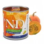 &Scaron;unų konservai Farmina ND Pumpkin su ėriena ir mėlynėmis, 285 g